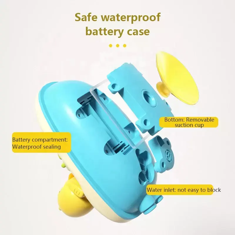 Bath Toy Manufacturer - Funny Duck Electric Rotating Motorboat Shower