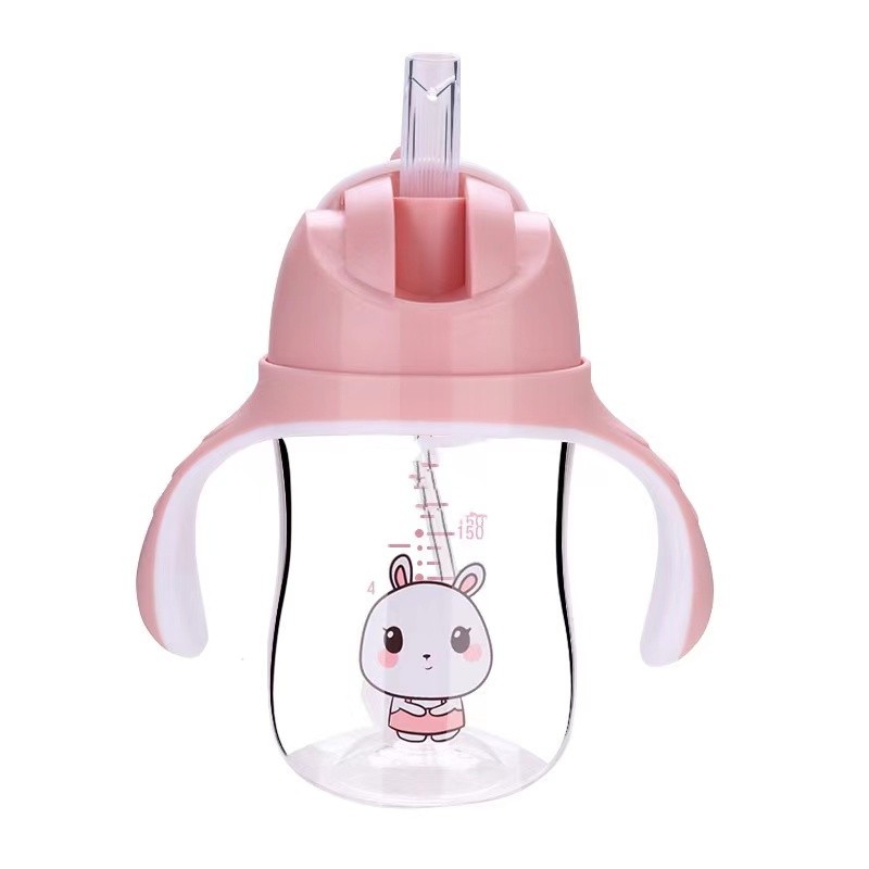 Tritan Bottle Supplier - Wide Neck Sipper Cup with Silicone Straw