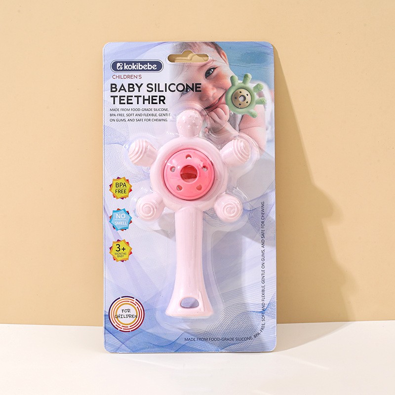 Baby Teether Supplier - Cartoon Cute Ferris Wheel Soft Silicone Ring