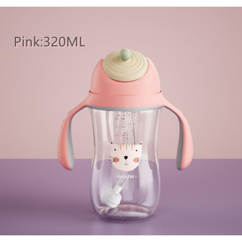 Tritan Bottle Supplier - Wide Neck Sipper Cup with Silicone Straw