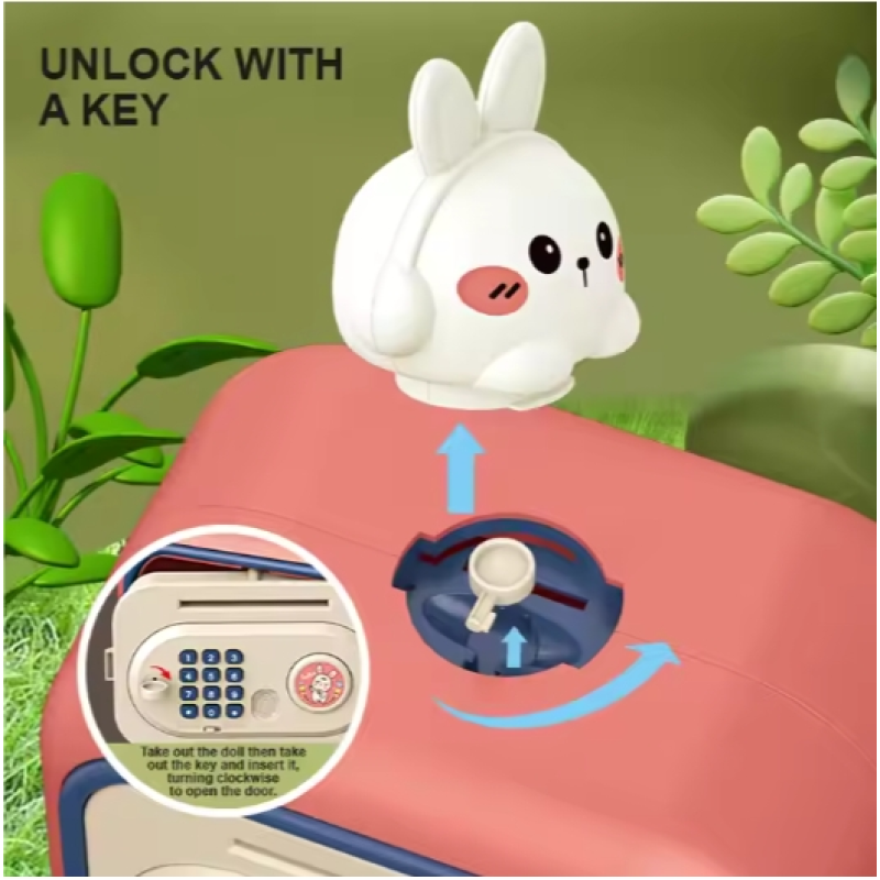 Money Box Supplier - Kids Password Lock Coin Bank Electronic Piggy