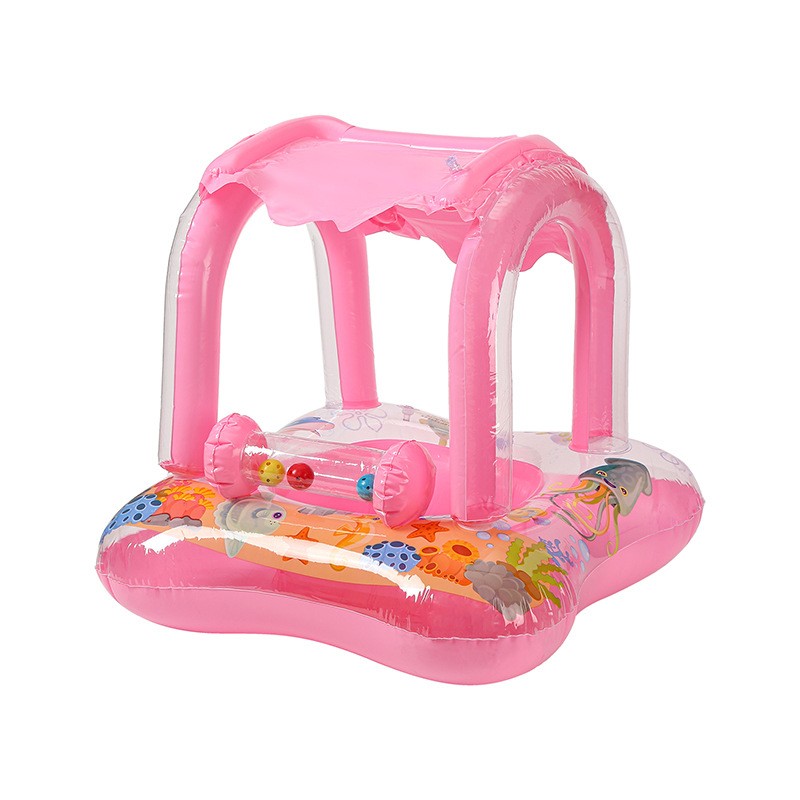 Swim Ring Manufacturer - Inflatable Summer with Sunshade Water Toy