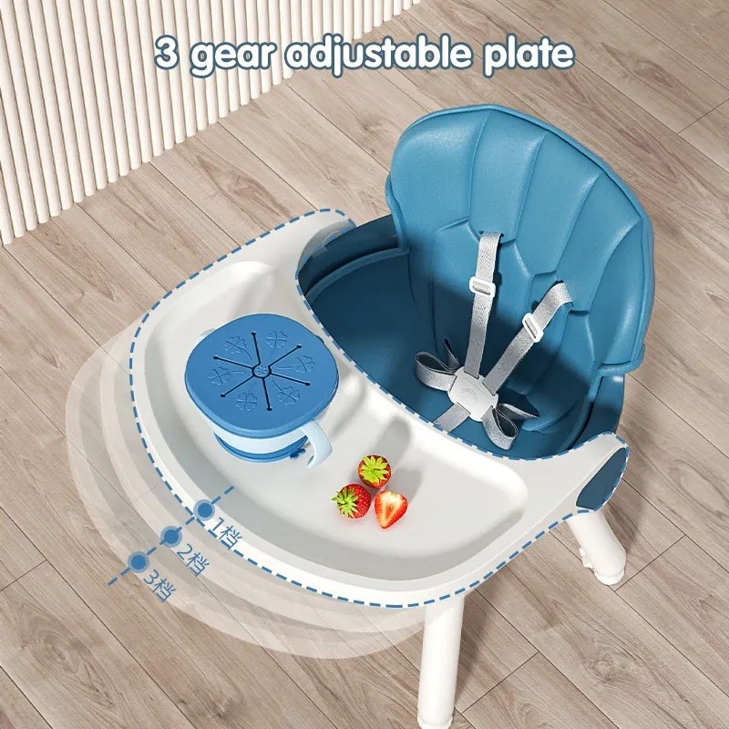 Kids Dining Chair Supplier - 3 in 1 Multifunction High Chair Table