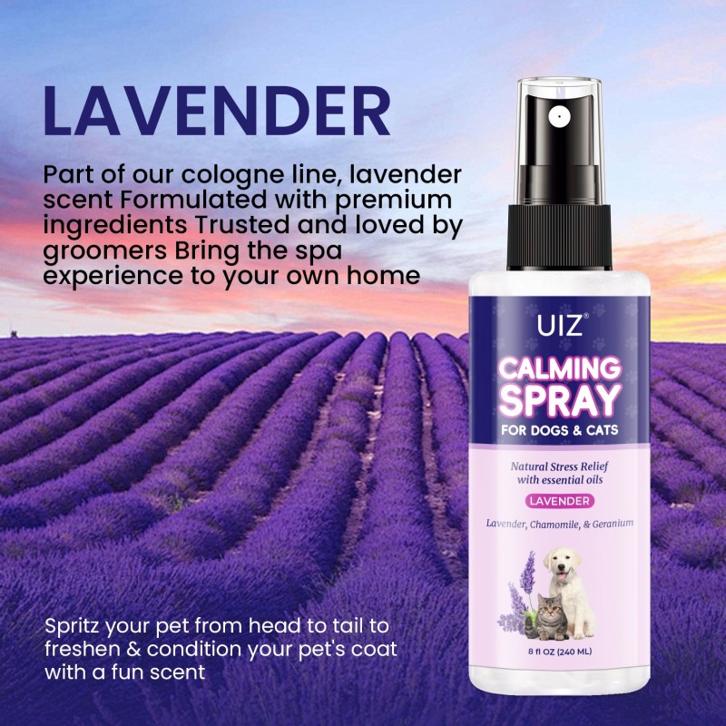 Pet Calming Spray Manufacturer - Anti Anxiety Stress Relief Drug Free