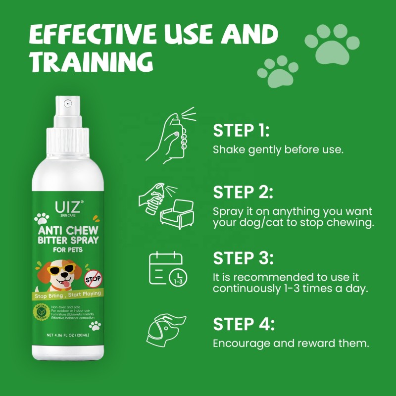 No Chew Spray Factory - Stops Chewing Furniture Training Spray