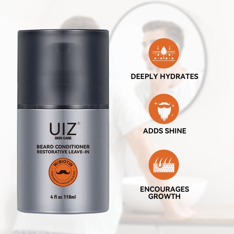Beard Conditioner Factory - Leave-In Soften Reduces Frizz Hydration