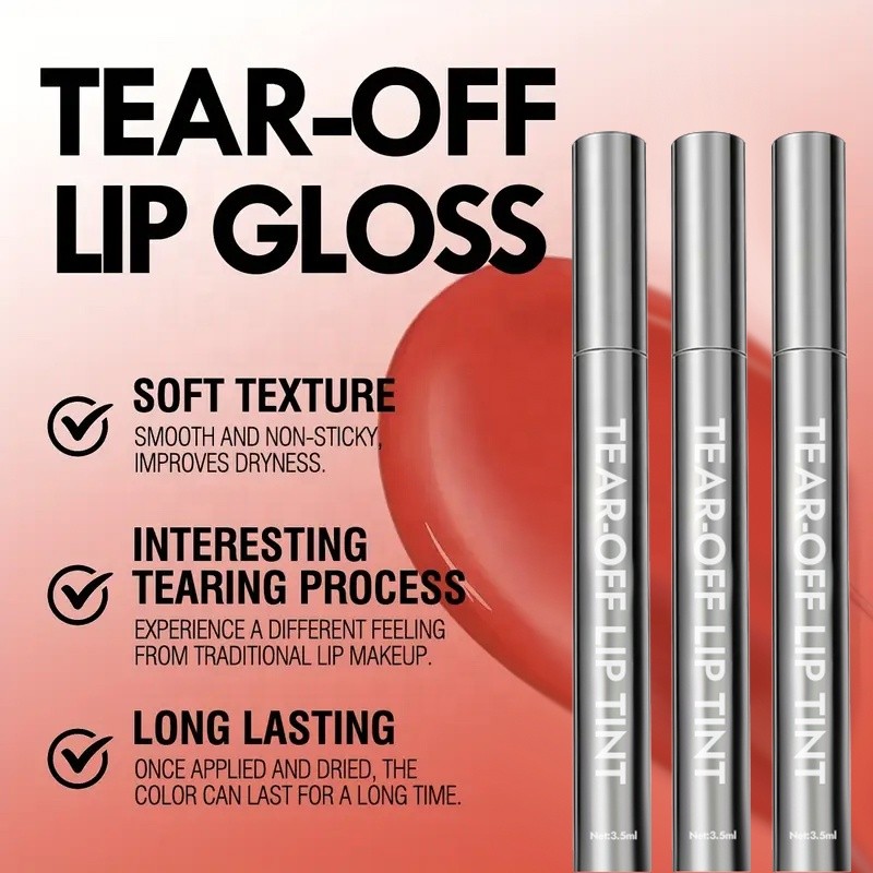 Lipstick Factory - Peel Off Waterproof Liquid Non-Stick Set