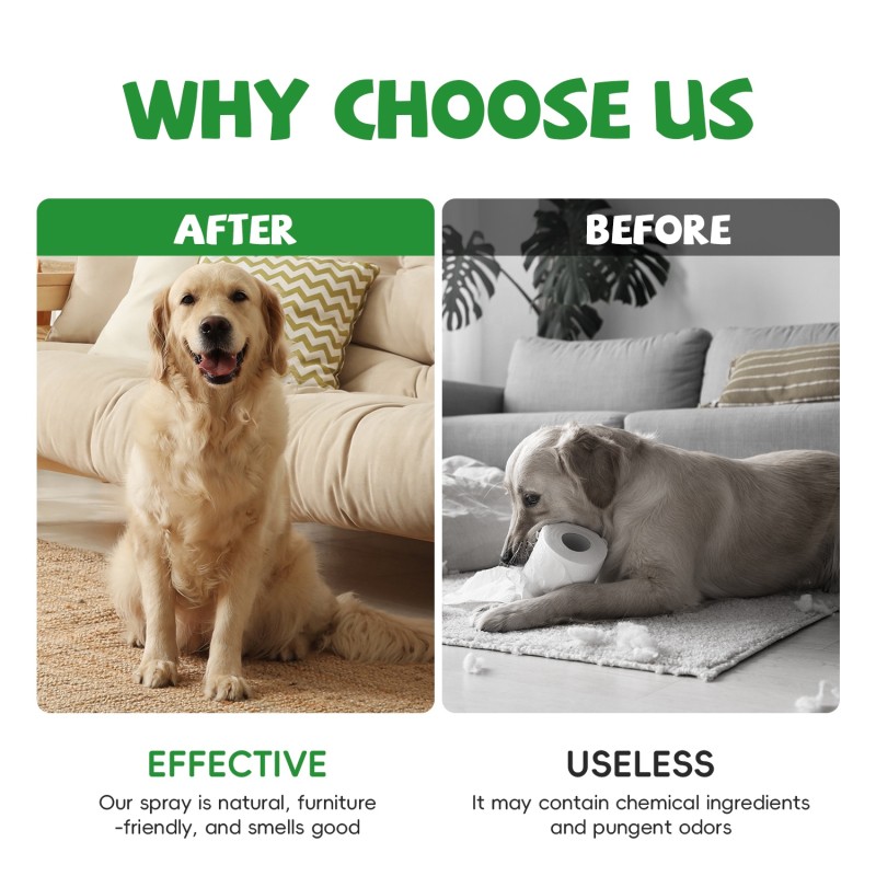 No Chew Spray Factory - Stops Chewing Furniture Training Spray