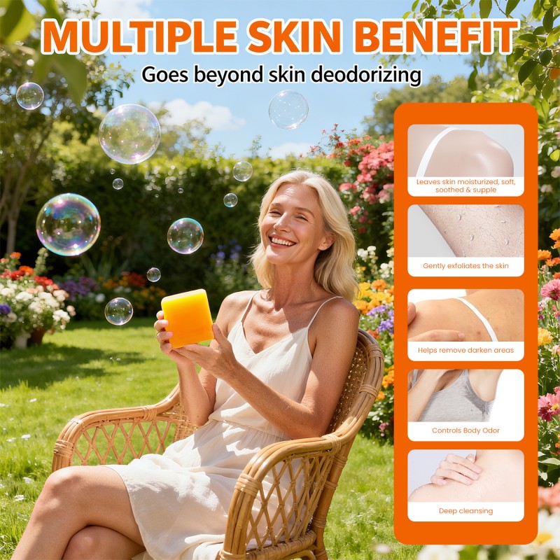 Persimmon Soap Supplier - Body Odor Control Deodorant Eliminating