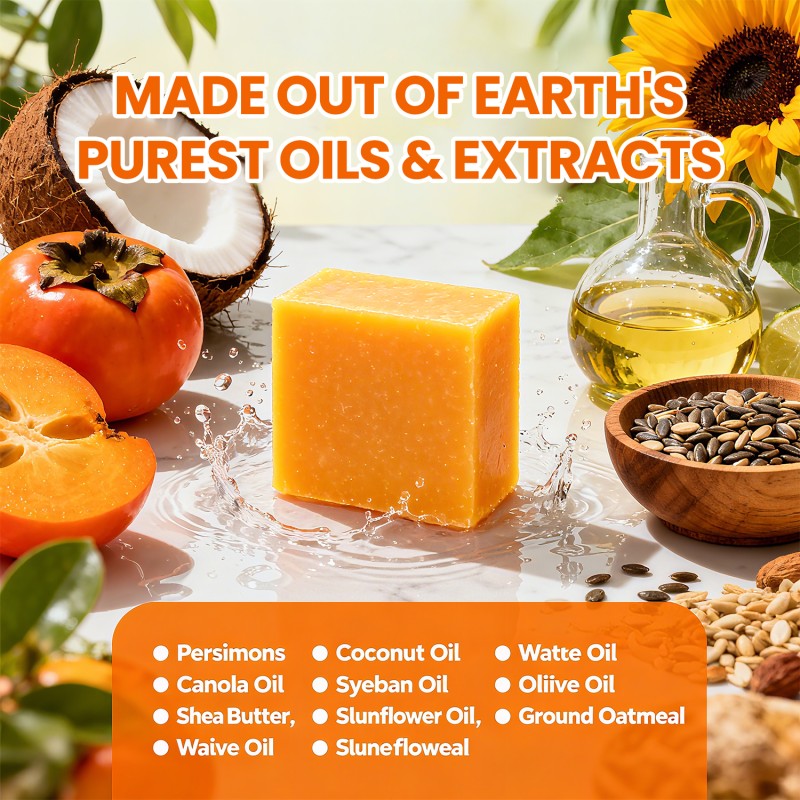 Persimmon Soap Supplier - Body Odor Control Deodorant Eliminating