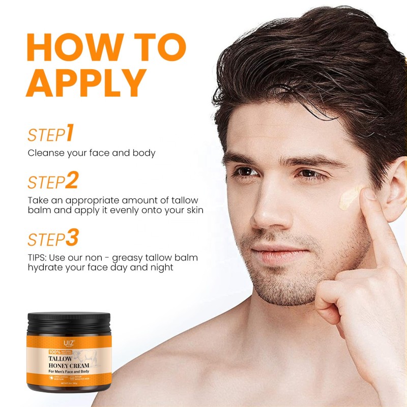 Face Cream Factory - 100% Natural Grass Fed Beef Tallow Honey