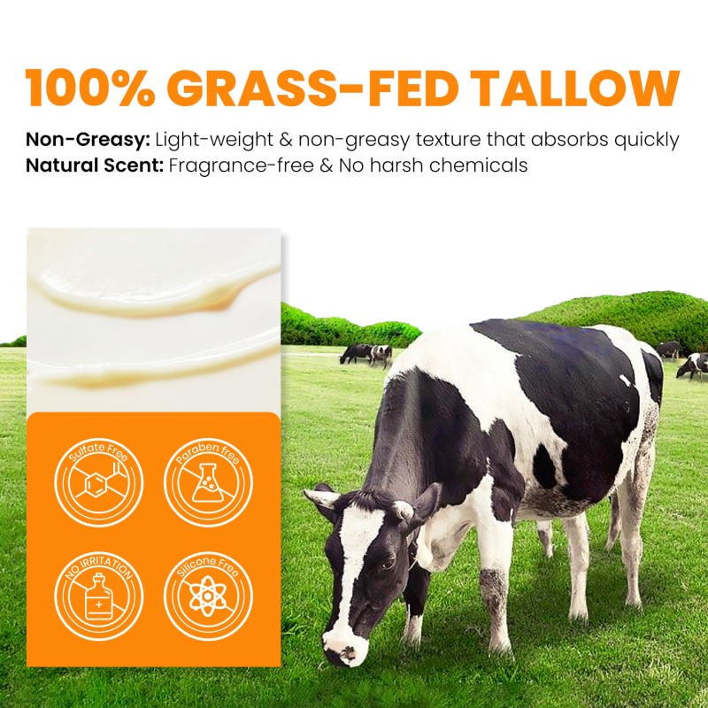 Face Cream Factory - 100% Natural Grass Fed Beef Tallow Honey