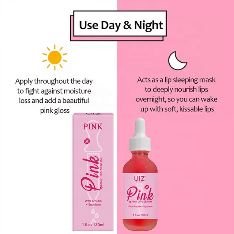 Lip Gloss Supplier - Uiz Pink Remove Dark Plumping Gloss