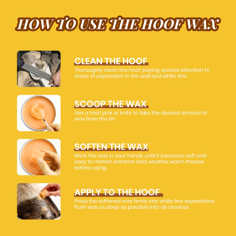 Hoof Wax Factory - Coconut Oil Beeswax Moisturizing Repair