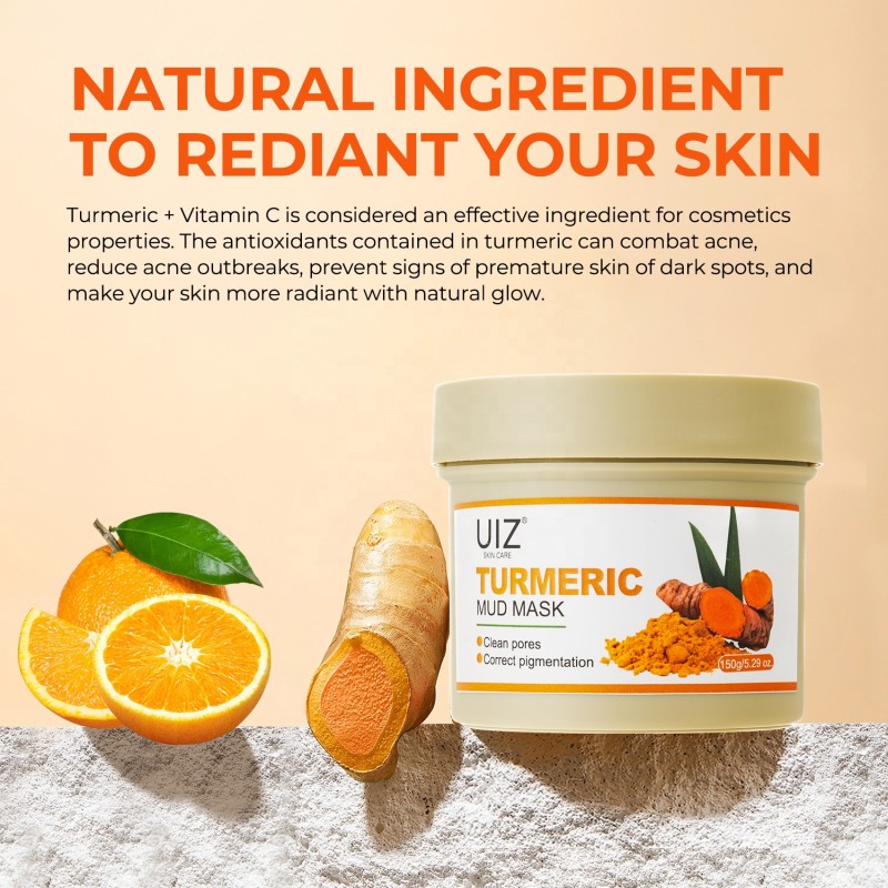 Mud Mask Manufacturer - Turmeric Deep Cleansing Pores Oil Control