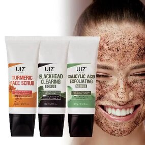 Face Scrub Factory - Turmeric Charcoal Salicylic Acid Pores