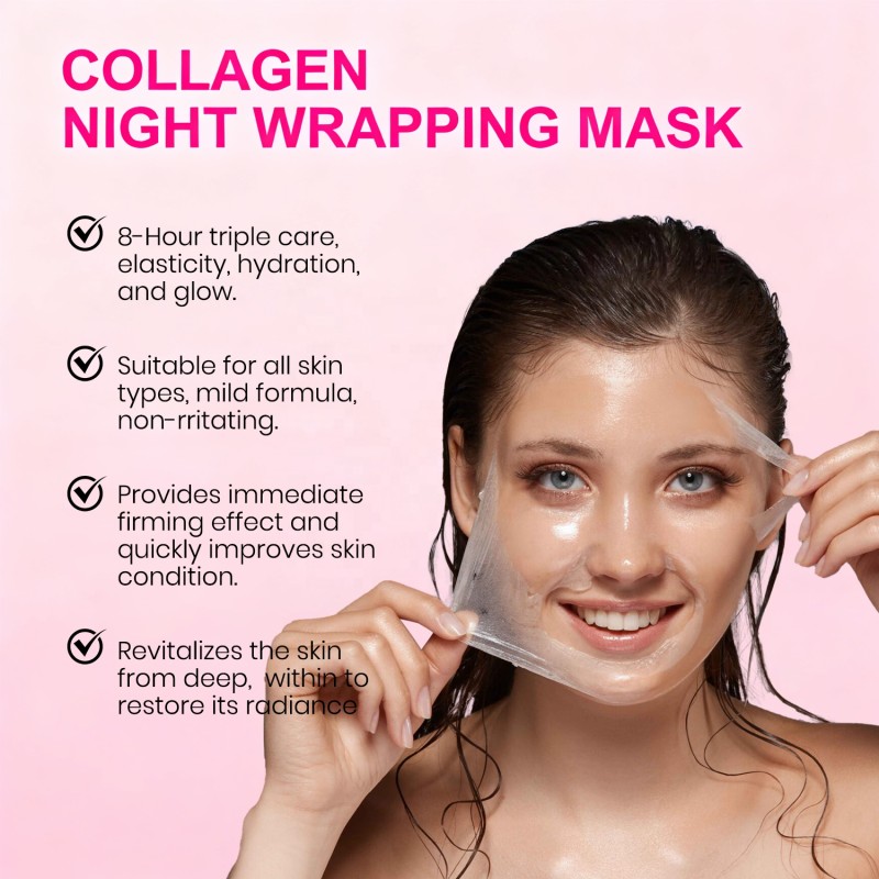 Overnight Mask Supplier - Collagen Elasticity Hydration Sleep Mask