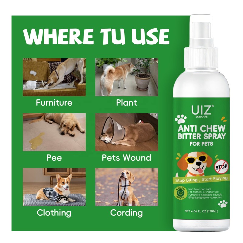 No Chew Spray Factory - Stops Chewing Furniture Training Spray