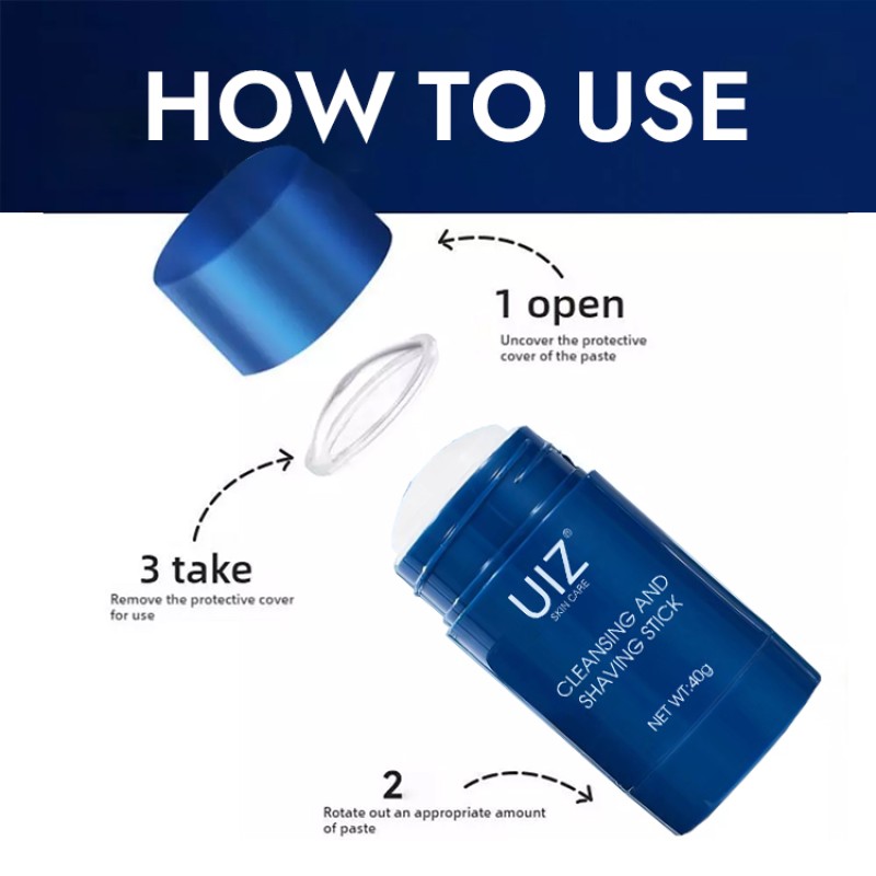 Shaving Stick Manufacturer - 2-in-1 Shaving Cleansing Portable Solid