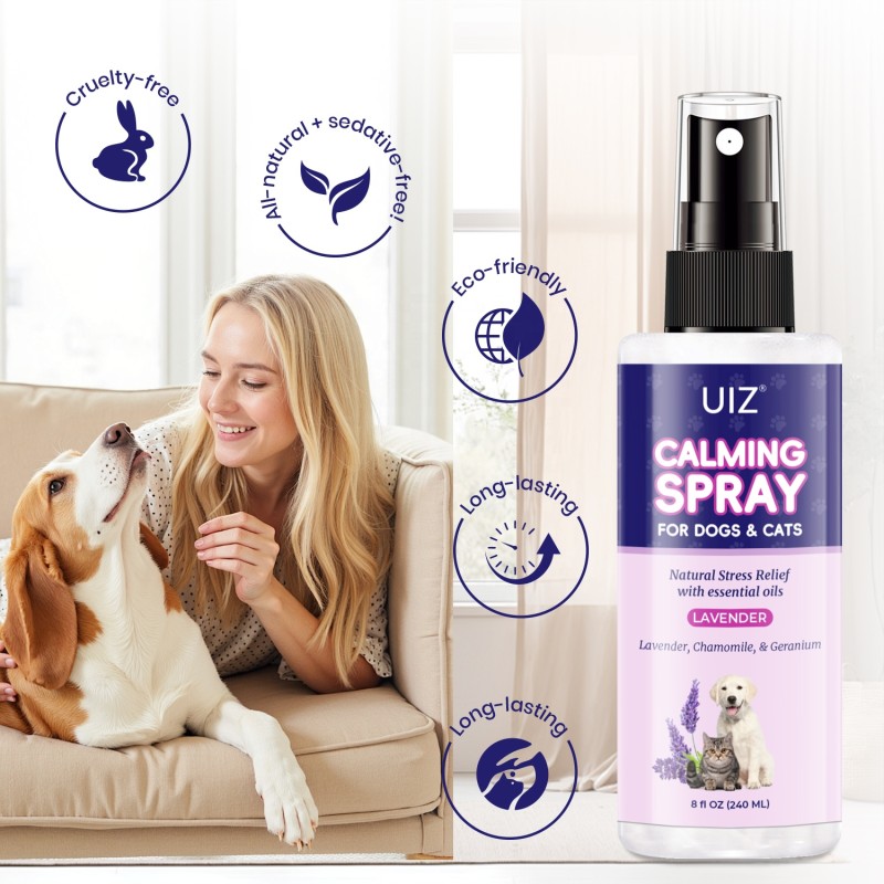 Pet Calming Spray Manufacturer - Anti Anxiety Stress Relief Drug Free
