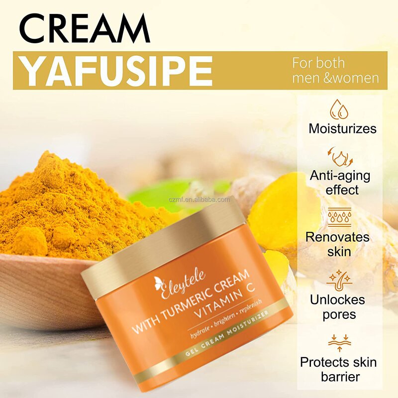 Vitamin C Facial Cream Manufacturer - OEM/ODM Private Label Nourishing Lightening Turmeric