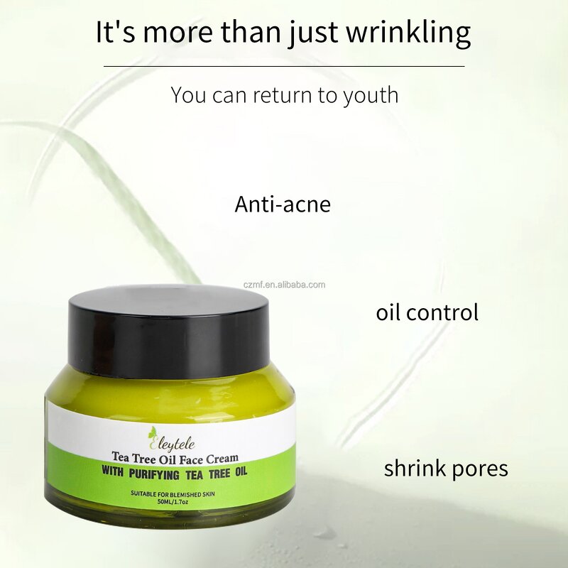 Tea Tree Oil Cream Manufacturer - OEM/ODM Wholesale Private Label Organic Anti Acne