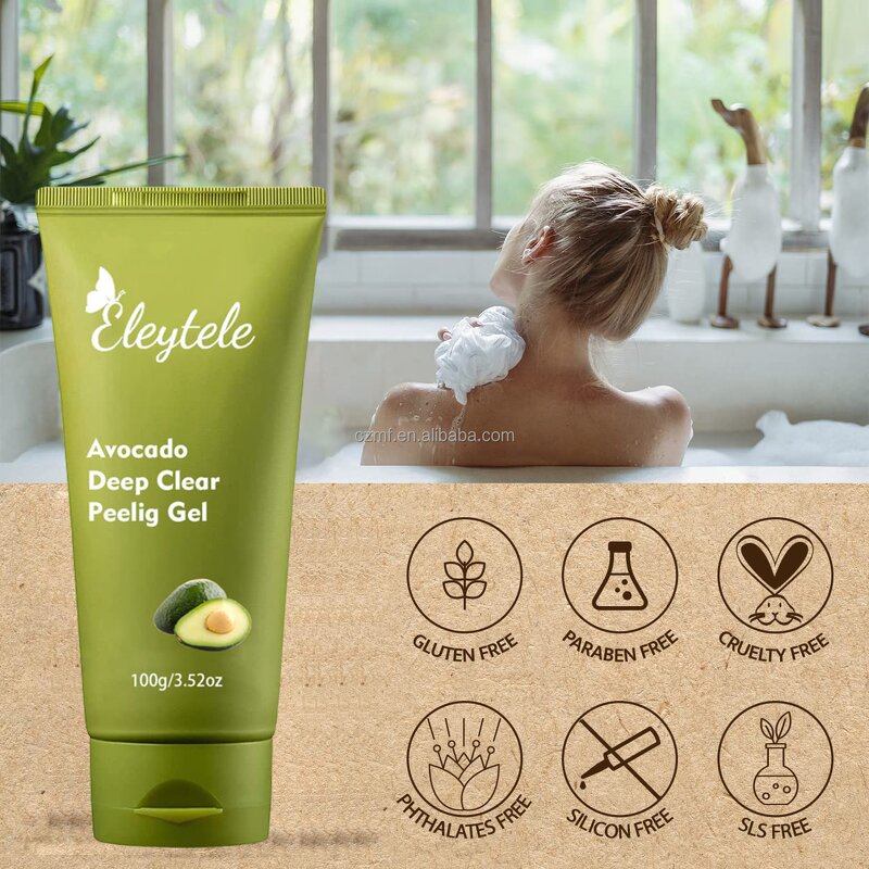 Facial Peeling Gel Manufacturer - OEM/ODM Organic Exfoliator Avocado Deep Clear