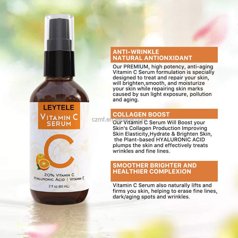 Vitamin C Facial Serum Manufacturer - OEM/ODM Private Label Pure Organic Brightening