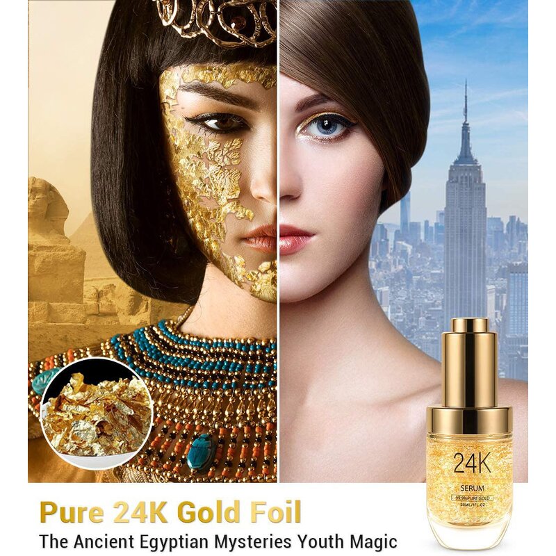 24K Gold Face Serum Manufacturer - OEM/ODM Private Label Anti-Aging Vitamin C