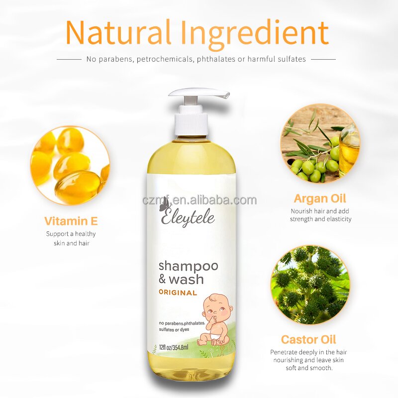 Baby Shampoo Manufacturer - OEM/ODM Private Label Gentle Daily Moisturizing for Kids