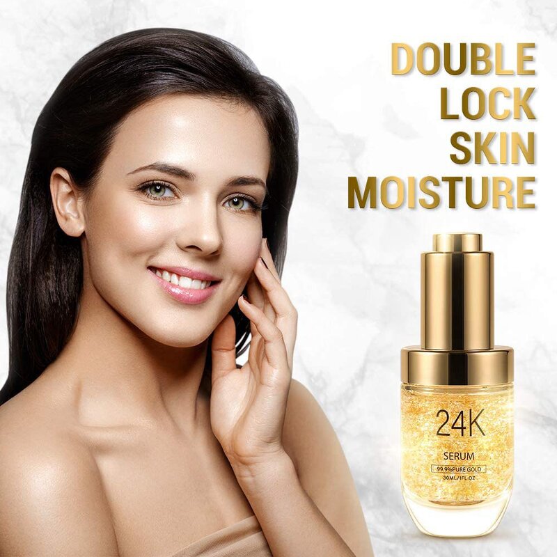 24K Gold Face Serum Manufacturer - OEM/ODM Private Label Anti-Aging Vitamin C