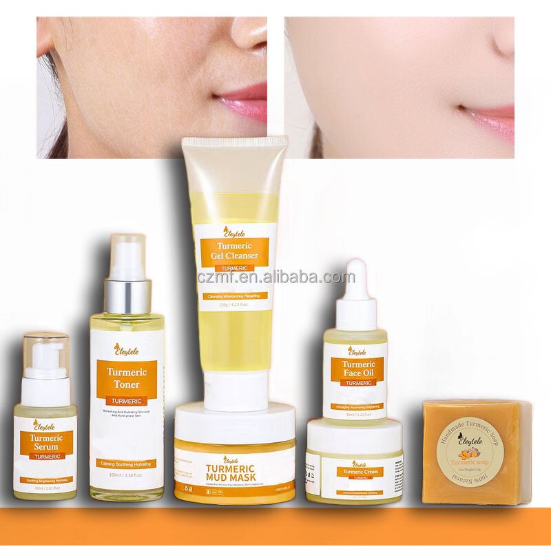 Turmeric Skin Care Set Manufacturer - OEM/ODM Private Label Facial Anti Acne Whitening