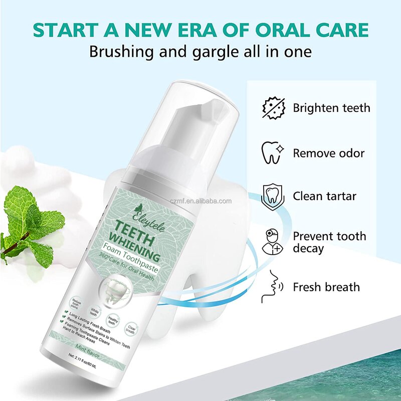 Teeth Whitening Mousse Manufacturer - OEM/ODM Private Label OEM Hot Selling Press Use