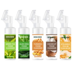 Facial Cleanser Factory - OEM Natural Organic Vitamin C Foaming