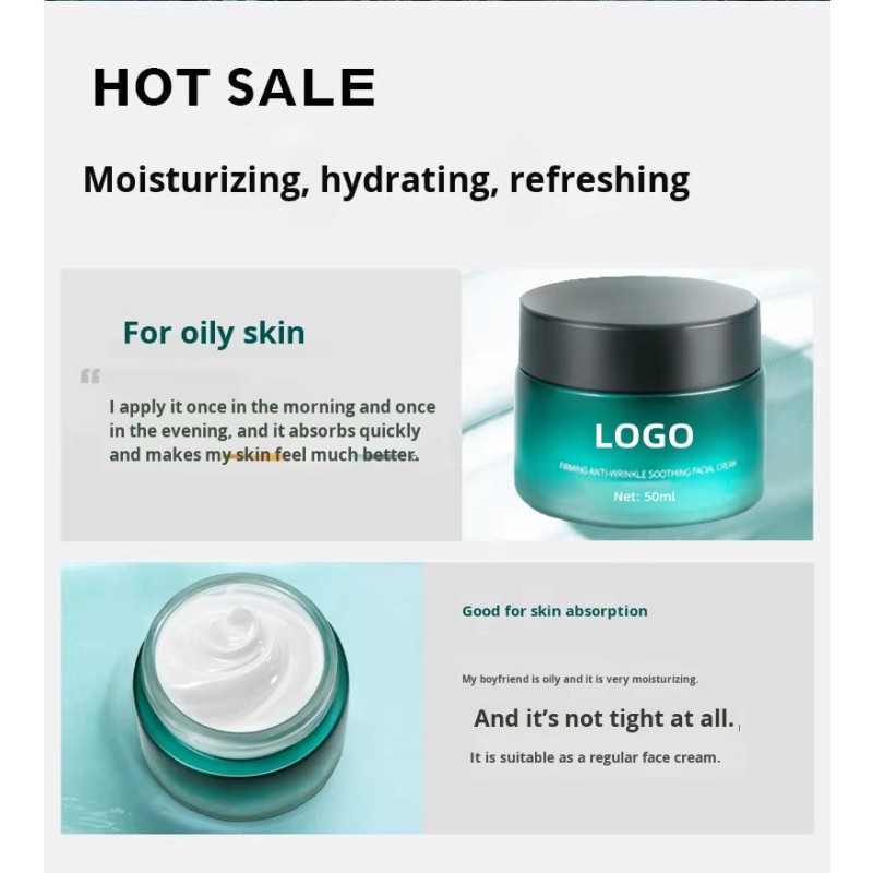 Men Face Cream Factory - Aloe Vera Refreshing Firming Moisturizing