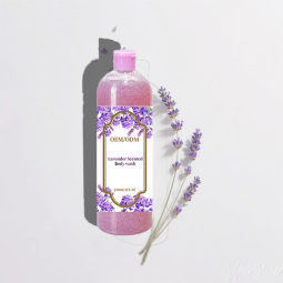Body Wash Manufacturer - OEM Organic Lavender Exfoliating Brightening