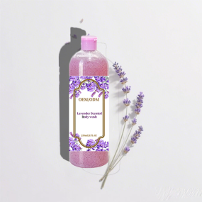 Body Wash Manufacturer - OEM Organic Lavender Exfoliating Brightening