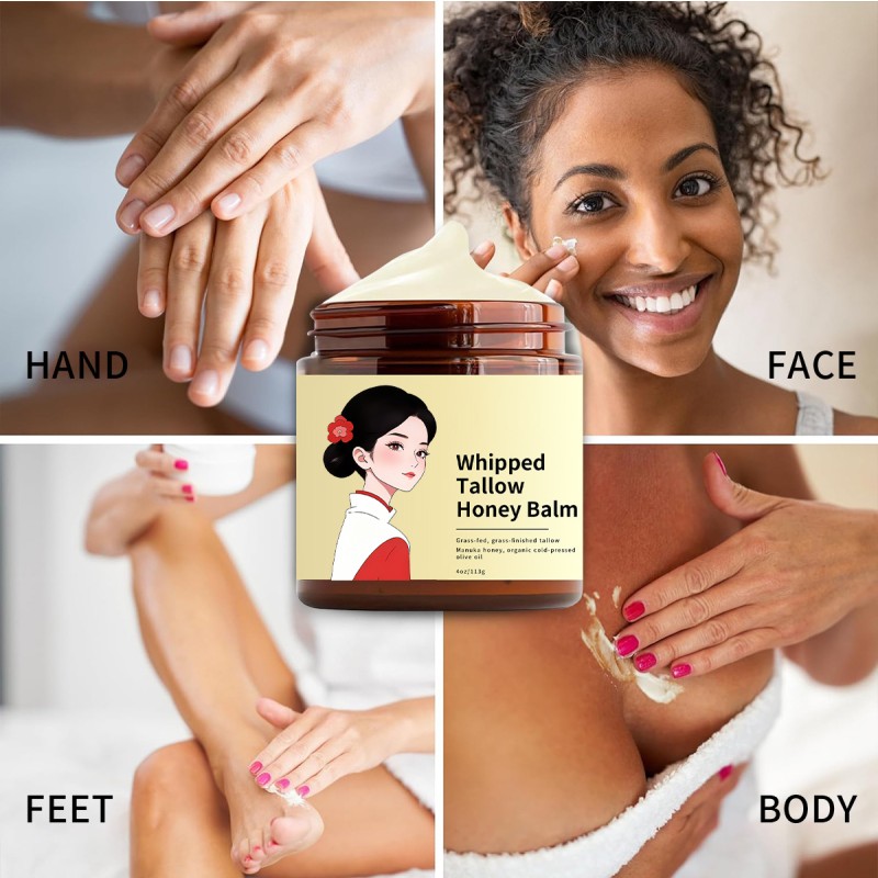 Body Lotion Manufacturer - Tallow Cream Honey Herbal All-Over Moisturizing