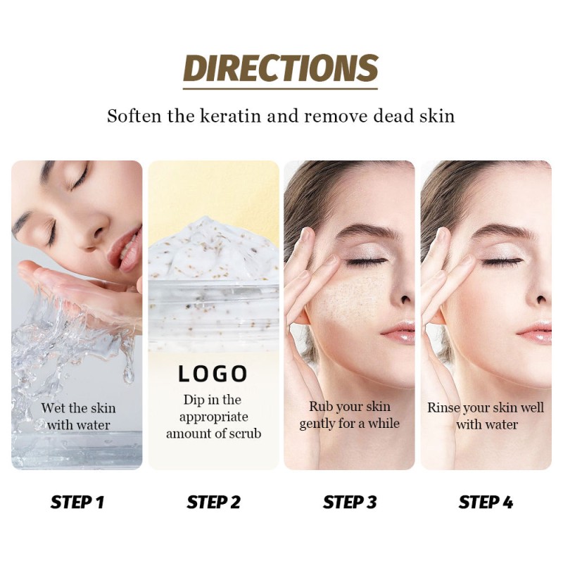 Facial Scrub Supplier - Organic Sugar Whitening Moisturizer Scrub