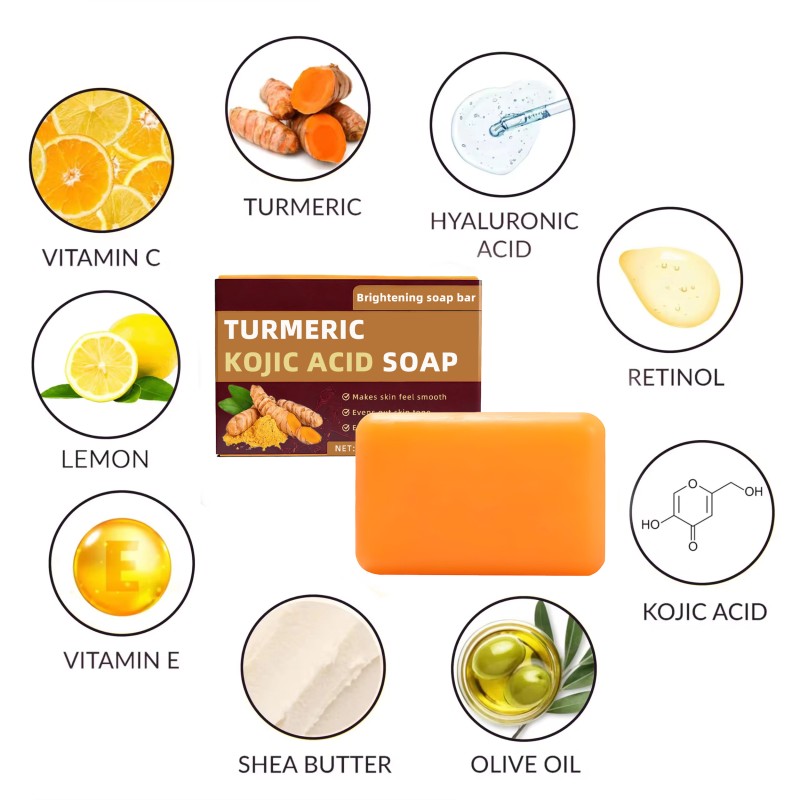 Soap Factory - Lemon Papaya Kojic Acid Vitamin C Handmade