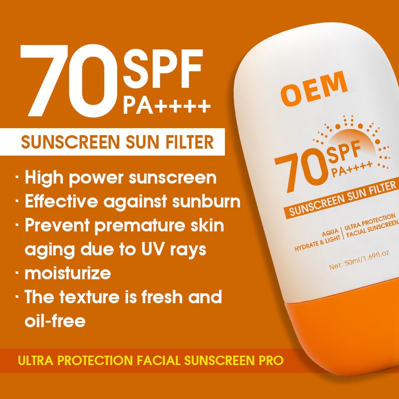 Sunscreen Manufacturer - OEM Korean SPF70 Aloe Vera Hyaluronate