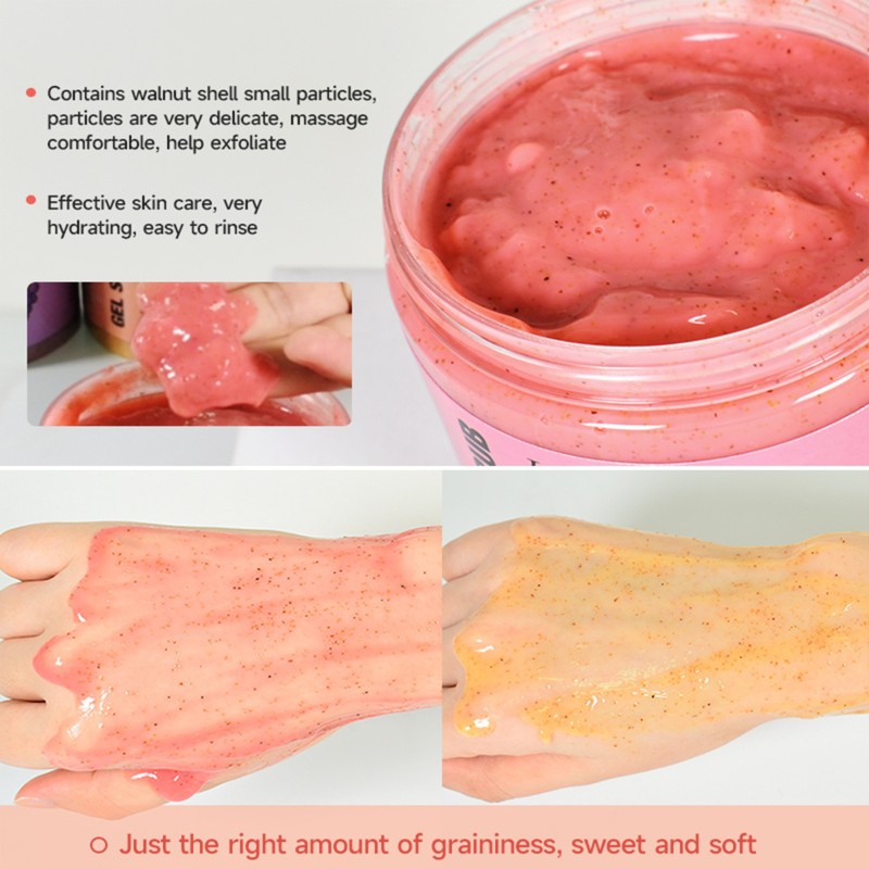 Body Scrub Supplier - Custom Natural Rose Avocado Coffee Exfoliating