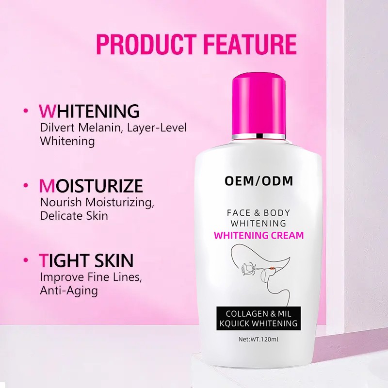 Body Cream Supplier - OEM Face Body Brightening 3 Days Whitening