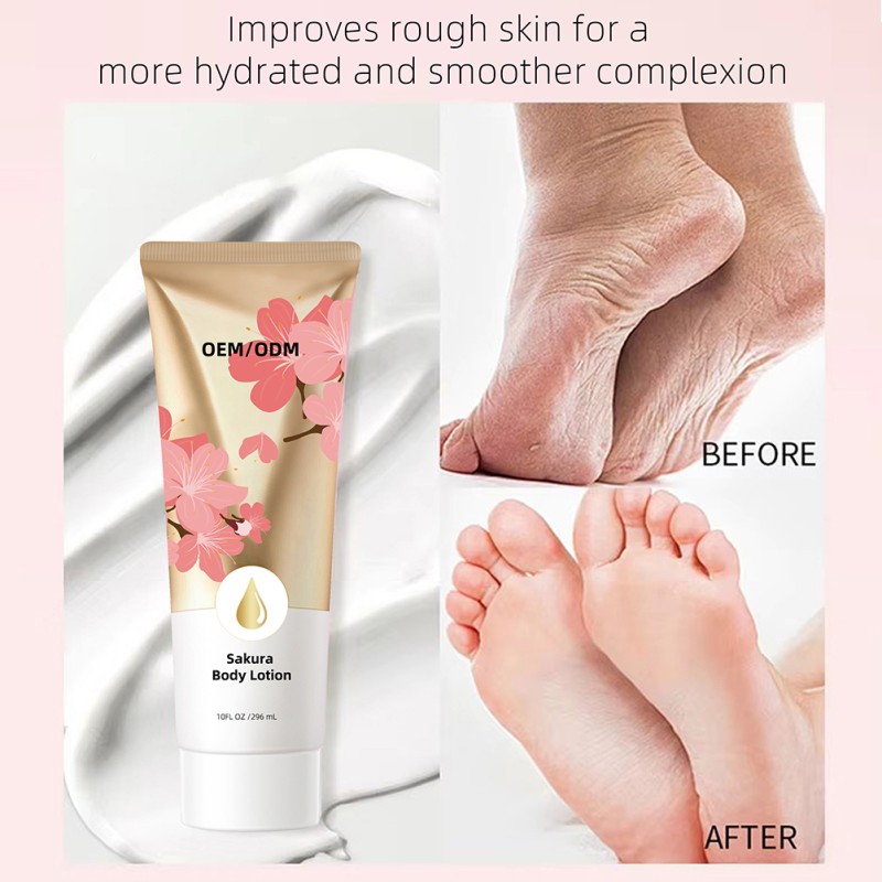 Body Lotion Supplier - Private Label Sakura Niacinamide Herbal Milk