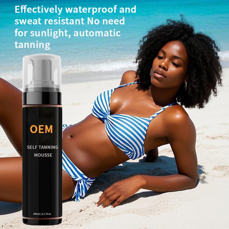 Tanning Mousse Supplier - Private Label Vegan Sunless Quick Dry Foam