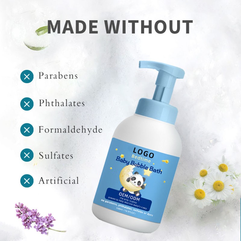 Baby Bubble Bath Manufacturer - Private Label 500ml Shower Gel