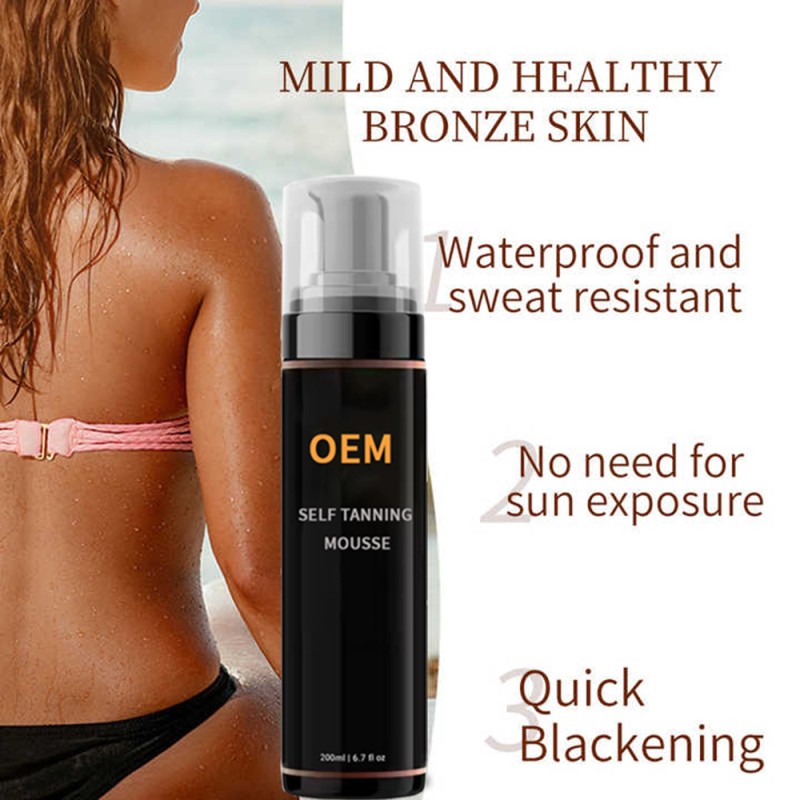 Tanning Mousse Supplier - Private Label Vegan Sunless Quick Dry Foam