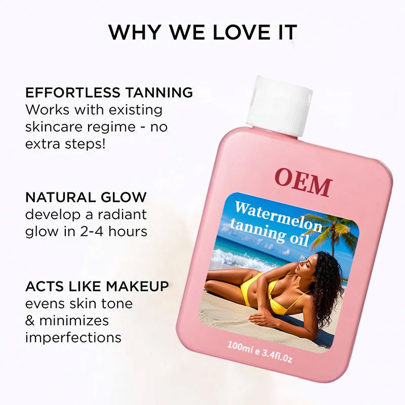 Tanning Oil Manufacturer - Private Label 100ml Watermelon Vitamin C