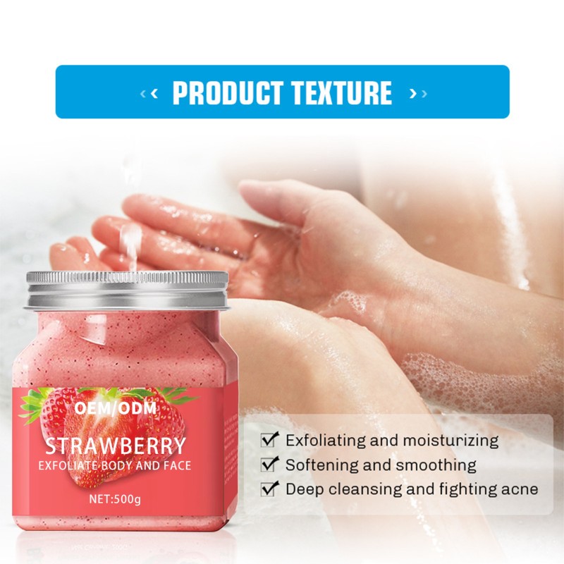 Body Scrub Supplier - Custom Natural Rose Avocado Coffee Exfoliating