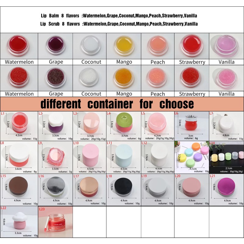 Lip Mask Supplier - Private Label Fruit Flavor Overnight Moisturizing